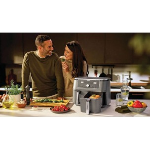 Ninja Foodi Max Dual Zone Air Fryer με Διπλό Αποσπώμενο Κάδο 9.5lt Μαύρο