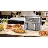 Ninja Foodi Max Dual Zone Air Fryer με Διπλό Αποσπώμενο Κάδο 9.5lt Μαύρο