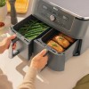Ninja Foodi Max Dual Zone Air Fryer με Διπλό Αποσπώμενο Κάδο 9.5lt Μαύρο