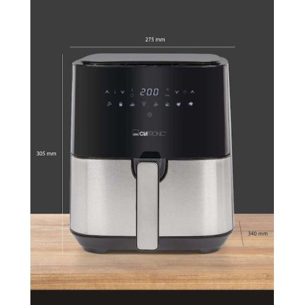 Clatronic FR 3782 H Air Fryer 5lt Ασημί