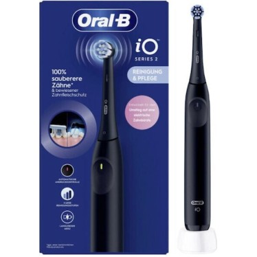 Oral-B Io Series 2 Ηλεκτρική Οδοντόβουρτσα με Αισθητήρα Πίεσης Μαύρη