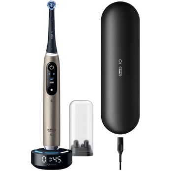 Oral-B Io10 Ηλεκτρική Οδοντόβουρτσα με Αισθητήρα Πίεσης και Θήκη Ταξιδίου Χρυσή