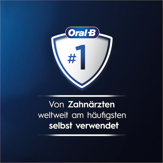 Oral-B Pro Series 1 Ηλεκτρική Οδοντόβουρτσα με Αισθητήρα Πίεσης και Θήκη Ταξιδίου Μαύρη