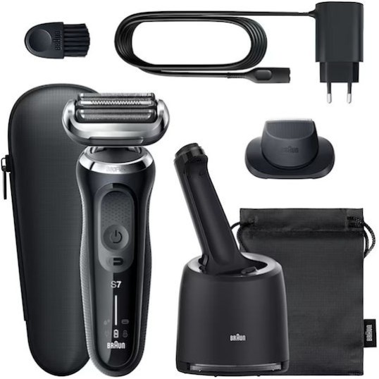 Braun Series 7 S7184985 Foil Ξυριστική Μηχανή Προσώπου Επαναφορτιζόμενη