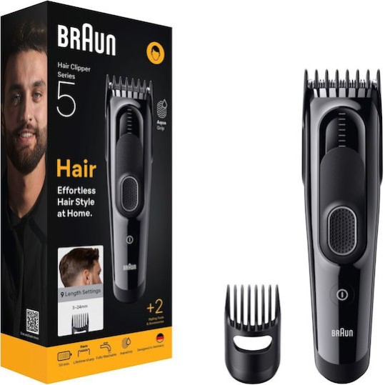 Braun Series 5 Επαναφορτιζόμενη Κουρευτική Μηχανή