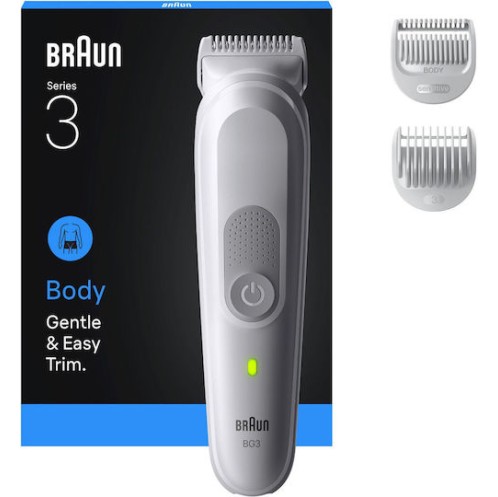 Braun Series 3 BG3530 Ξυριστική Μηχανή Σώματος Επαναφορτιζόμενη