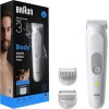 Braun Series 3 BG3530 Ξυριστική Μηχανή Σώματος Επαναφορτιζόμενη