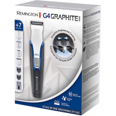 Remington Graphite Series G4 Σετ Επαναφορτιζόμενης Κουρευτικής Μηχανής Black/White PG4000