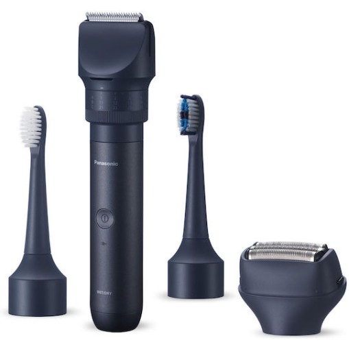 Panasonic X Shape All In One Σετ Επαναφορτιζόμενης Κουρευτικής Μηχανής Μαύρο