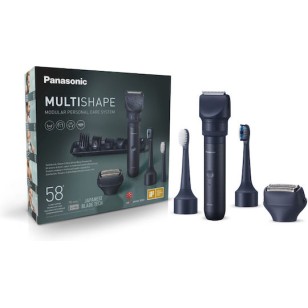 Panasonic X Shape All In One Σετ Επαναφορτιζόμενης Κουρευτικής Μηχανής Μαύρο