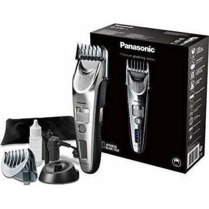 Panasonic Επαναφορτιζόμενη Κουρευτική Μηχανή Ασημί ER-SC60-S803