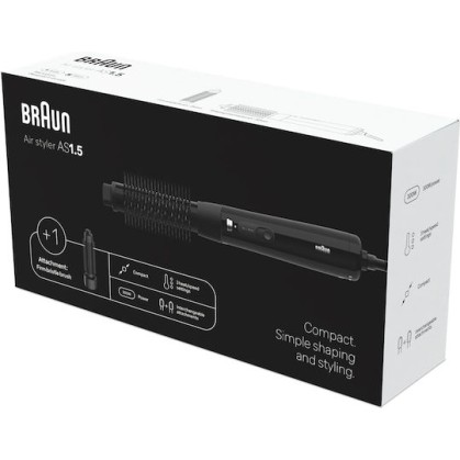 Braun Κεραμική Ηλεκτρική Βούρτσα με Αέρα για Ίσιωμα και Μπούκλες 300W