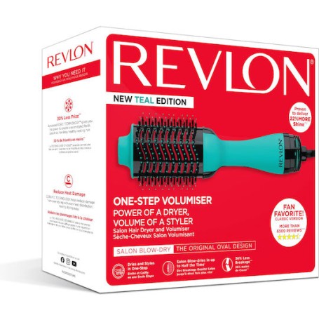 Revlon One-step Κεραμική Ηλεκτρική Βούρτσα με Αέρα για Ίσιωμα και Μπούκλες 800W