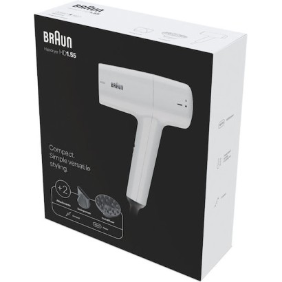 Braun Πιστολάκι Μαλλιών Turbo με Φυσούνα 1800W