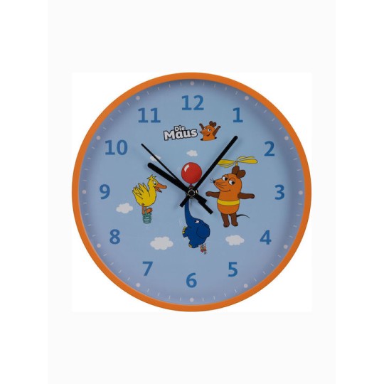 Diemaus Wall Clock Kids Mouse Elephant & Duck
