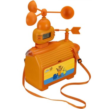 DieMaus 9810100 Ασύρματος Μετεωρολογικός Σταθμός Ψηφιακός Επιτραπέζιος Κίτρινος