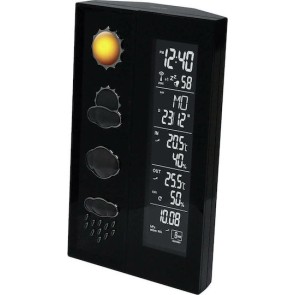 Technoline WS 6650 Ασύρματος Μετεωρολογικός Σταθμός Ψηφιακός Επιτραπέζιος Μαύρος