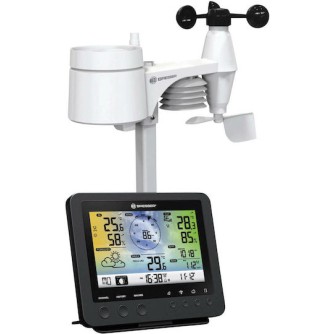 Bresser Wifi Color Weather Center With 5in1 Profi Sensor 7002580 Ασύρματος Μετεωρολογικός Σταθμός Ψηφιακός Επίτοιχος / Επιτραπέζιος Μαύρος