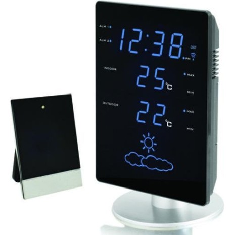 Technoline WS 6820 Ασύρματος Μετεωρολογικός Σταθμός Ψηφιακός Επίτοιχος / Επιτραπέζιος Μαύρος