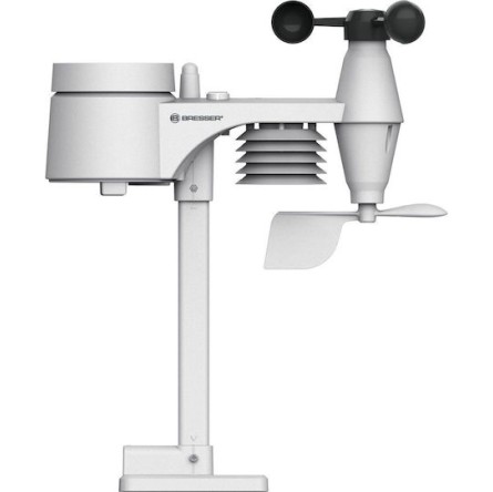 Bresser Beaufort 5-in-1 Weather Centre 7002525 Ασύρματος Μετεωρολογικός Σταθμός Ψηφιακός Επιτραπέζιος Μαύρος