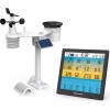 Bresser Center 7-in-1 7003220 Ασύρματος Μετεωρολογικός Σταθμός Ψηφιακός Επιτραπέζιος Μαύρος