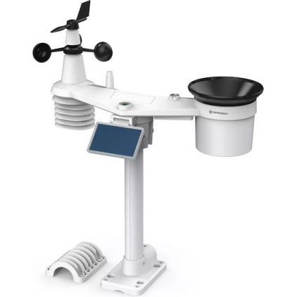 Bresser Center 7-in-1 7003220 Ασύρματος Μετεωρολογικός Σταθμός Ψηφιακός Επιτραπέζιος Μαύρος