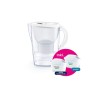 Brita Marella Κανάτα Σερβιρίσματος White με Φίλτρο 2400ml