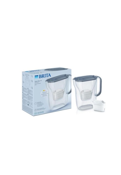 Brita Style Essential Κανάτα Σερβιρίσματος Πλαστική Stone Blue με Φίλτρο 2400ml