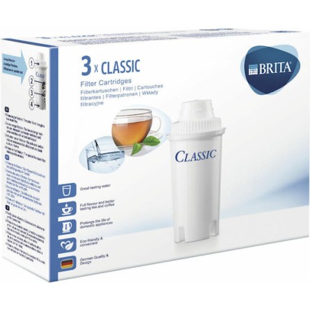 Brita Ανταλλακτικό Φίλτρο Νερού για Κανάτα Classic 3τμχ