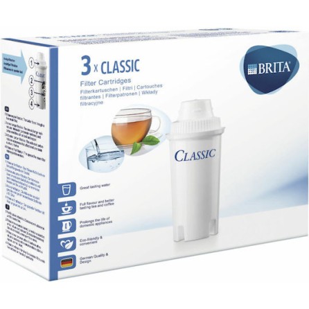 Brita Ανταλλακτικό Φίλτρο Νερού για Κανάτα Classic 3τμχ
