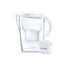 Brita Marella Κανάτα Σερβιρίσματος Πλαστική White με 1 Ανταλλακτικό Φίλτρο 2400ml