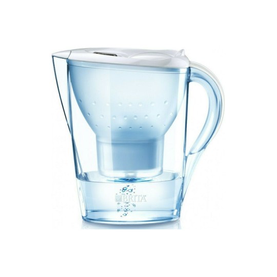 Brita Fill & Enjoy Marella XL Κανάτα Σερβιρίσματος Πλαστική White με 1 Ανταλλακτικό Φίλτρο Μaxtra+ 3500ml
