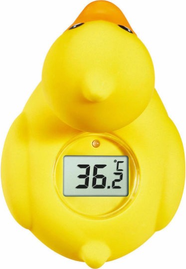 TFA Ψηφιακό Θερμόμετρο Μπάνιου Ducky 0°C έως 50°C Κίτρινο