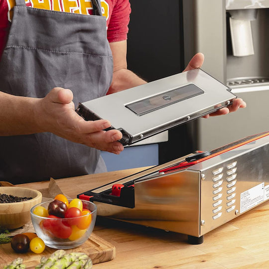 Vacuum Sealer Magic Vac Jumbo 30 Evo Dry Wet Marinating Stainless Steel