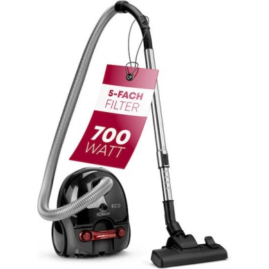 Bomann BS 9019 CB N Ηλεκτρική Σκούπα 700W με Σακούλα 1lt Γκρι