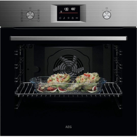 AEG OU5PB40SM Φούρνος άνω Πάγκου 72lt Π56εκ. Steel
