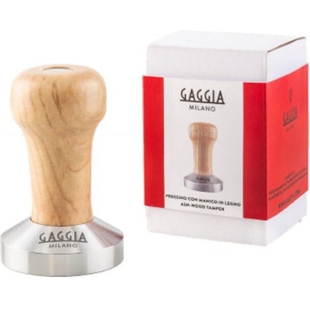 Gaggia Πατητήρι με Επίπεδη Επιφάνεια 58mm σε Καφέ Χρώμα