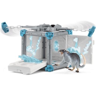 Schleich-S Παιχνίδι Μινιατούρα Battlecave Stone Chameleon Γκρι