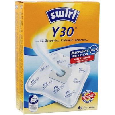 Swirl Y 30 Mp Plus Airspace Σακούλες Σκούπας 5τμχ Συμβατή με Σκούπα LG