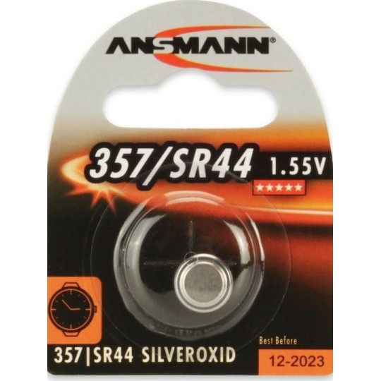 Ansmann 357 Μπαταρία Silver Oxide Ρολογιών SR44 1.55V 1τμχ