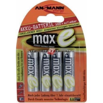 Ansmann Επαναφορτιζόμενες Μπαταρίες AA Ni-MH 2100mAh 1.2V 4τμχ