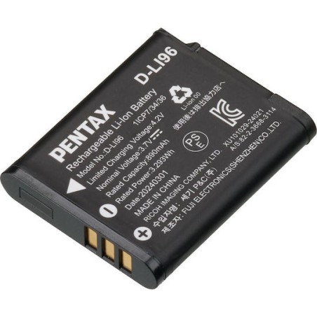Pentax Μπαταρία Φωτογραφικής Μηχανής 35293 890mAh Συμβατή με Pentax