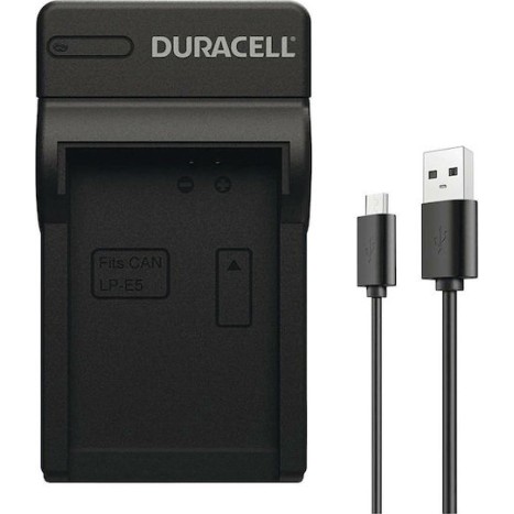 Duracell Μονός Φορτιστής Μπαταρίας DRC5906 Συμβατός με Canon