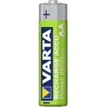 Varta LCD Charger 4 Μπαταριών Ni-MH Μεγέθους AA/AAA Σετ με 4x AA 2500mAh σε Γκρι χρώμα