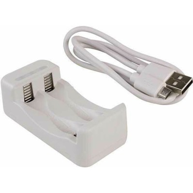 Ansmann Basic II USB Φορτιστής 2 Μπαταριών Ni-MH Μεγέθους AA/AAA Σετ με 2x AA 1300mAh