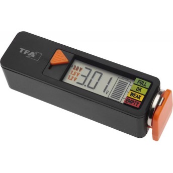 TFA 98.1126.01 Ψηφιακό Battery Tester με Πτυσσόμενη Υποδοχή