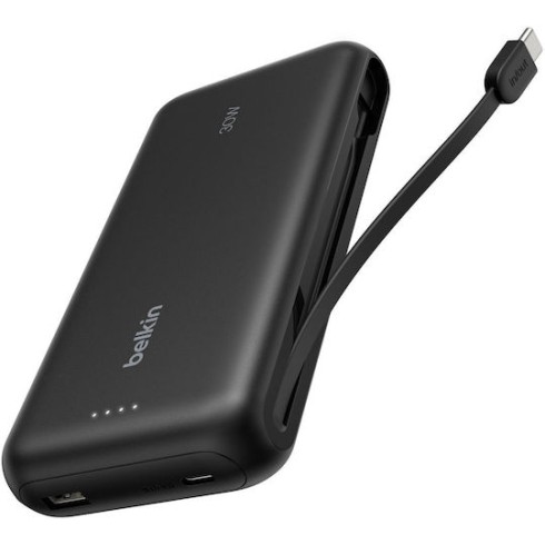 Belkin 20K (30W) for Nintendo Switch 2 Power Bank 20000mAh 30W με Θύρα USB-A και Θύρα USB-C Power Delivery Μαύρο