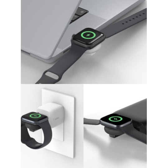 Belkin 'boostcharge' Portable Usb-c Apple Watch Charger Black