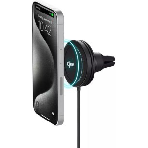 iOttie Velox Mini Βάση Κινητού Αυτοκινήτου με Μαγνήτη και Ασύρματη Φόρτιση Μαύρη VLXWCG212