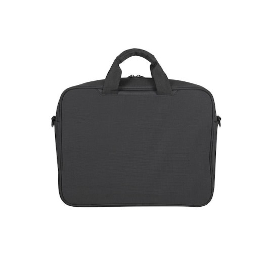 Rivacase Τσάντα Ώμου / Χειρός για Laptop σε Μαύρο χρώμα